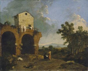 Hadrians Villa, bei Tivoli von Richard Wilson