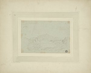 Ruinen in einem bergigen Land von Richard Wilson