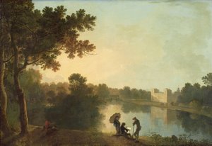 Südostansicht von Wilton vom Fluss aus von Richard Wilson