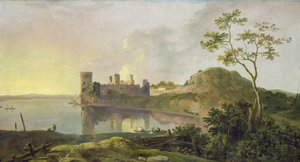 Sommerabend (Caernarvon Castle) ca. 1764-65 von Richard Wilson