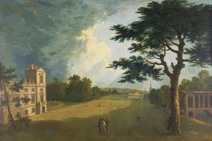 Wilton House, Südansicht vom Garten von Richard Wilson