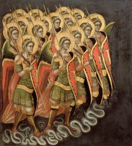 Die himmlische Miliz, ca. 1348-54