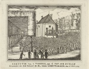 Hinrichtung von Cornelis van den Burgh, 1789