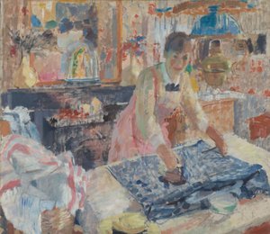 Bügelnde Frau von Rik Wouters
