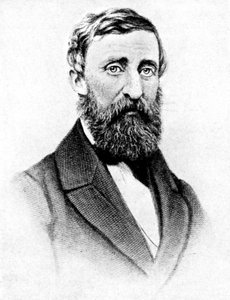 Henry David Thoreau, amerikanischer Naturautor, 1923 von Rischgitz Collection
