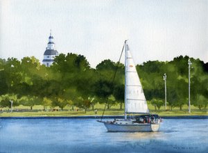 Segeln auf dem Severn, 2007