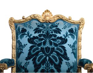 Einer von einem Paar George III vergoldeten Armstühlen