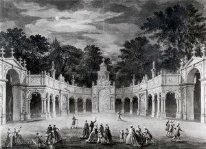 Die Illuminationen am Buckingham House zur Feier des Geburtstags von George III von Robert Adam