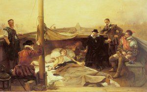 Die letzten Tage von Sir Philip Sidney (1554-86), 1882 von Robert Alexander Hillingford