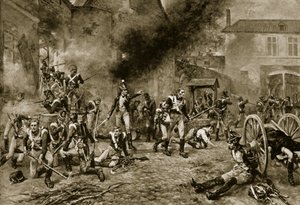 Die Verteidigung von Hougoumont, 18. Juni 1815 von Robert Alexander Hillingford