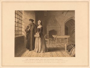 Sir Thomas More und seine Tochter Margaret, 1878