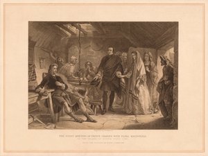 Das erste Treffen von Prinz Charles mit Flora Macdonald