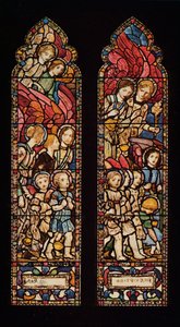 Entwurf für Buntglas, 1926 von Robert Anning Bell