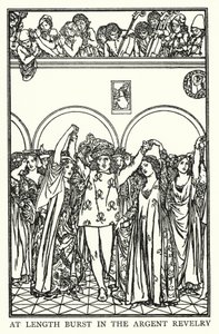 Illustration zu Gedichten von John Keats: Der Vorabend von St. Agnes von Robert Anning Bell
