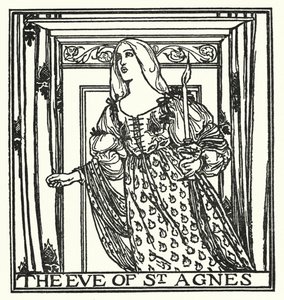Illustration für Gedichte von John Keats: Der Abend vor St. Agnes