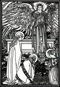 Illustration für das Altarbuch von Robert Anning Bell