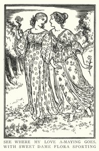 Sieh, wohin meine Liebe geht, mit der süßen Dame Flora