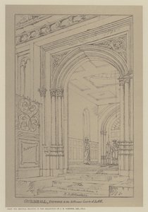 Eingang zu den verschiedenen Gerichtshöfen, Guildhall, City of London