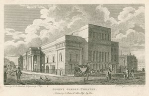 Covent Garden Theater, Westminster, London von Robert Blemell Schnebbelie