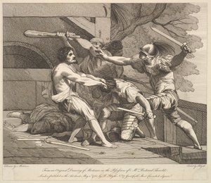 Sturm auf ein Banditenversteck, 1. Mai 1782 von Robert Blyth