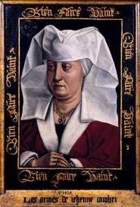 Porträt von Marie de Pacy von Robert Campin