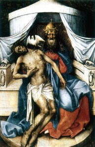 Die Dreifaltigkeit, 14. Jahrhundert von Robert Campin