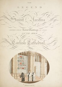 Ms. New Coll 380, f9r. Die Altertümer der Kathedrale von Saint Mary, Carlisle, gezeichnet von Robert Carlile, 1795