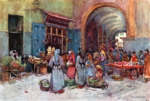Straßenverkäufer, Pisa von Robert Charles Goff