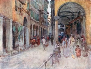 Straßenstudie in Pisa