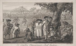 Ein ländliches Vergnügen - Stierkampf von Robert Dighton