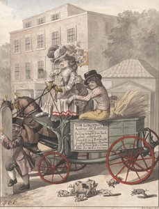 Eine Lektion westwärts oder ein Morgenbesuch bei Betsy Cole von Robert Dighton