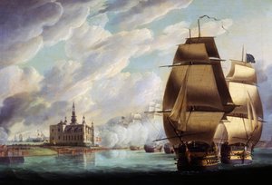 Nelson erzwingt die Passage des Sunds, 30. März 1801