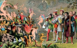 Szene aus Shakespeares Der Sturm, 1856-1858