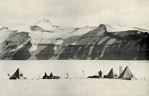 Lager unter dem Wild Range, 20. Dezember 1911 von Robert Falcon Scott