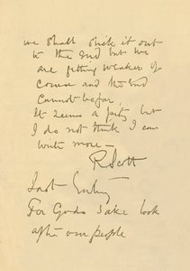 Faksimile der Nachricht an die Öffentlichkeit, 29. März 1912, 1913