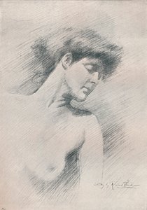 Weibliche Studie, um 1895