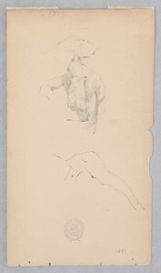Zwei Studien nach dem Akt einer Frau von Robert Frederick Blum