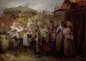 Das Dorffest Hi! Hi! Hi! 1890er von Robert Gemmell Hutchison