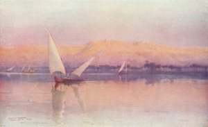 Ein Nil-Nachglühen, ca. 1880, 1904