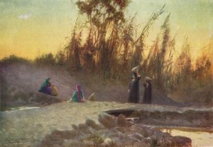Am Brunnen, ca. 1880
