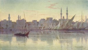 Früher Morgen in Damietta, ca. 1880, 1904 von Robert George Talbot Kelly