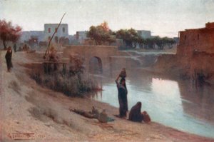 Abend in Fakus von Robert George Talbot Kelly