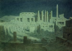 Mondlicht in Karnak