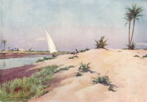Am Ismailia-Kanal, in der Nähe von Tel-El-Kebir