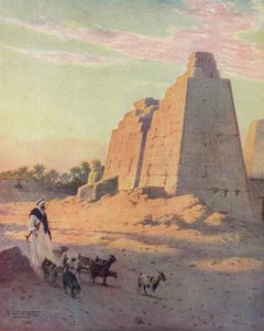 Pylon in Karnak, ca. 1880, 1904