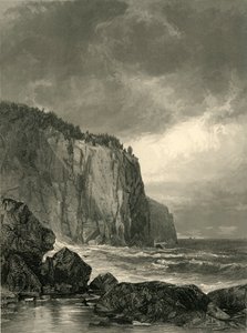 Lake Superior, Eingang zur Baptism Bay, 1872