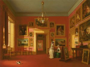 Lord Northwicks Bildergalerie im Thirlestaine House von Robert Huskisson
