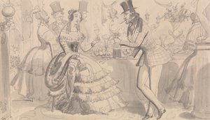 Öffentliche Erfrischung in der High Society