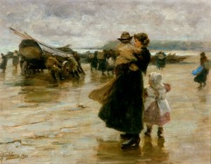 Boote ziehen, 1890