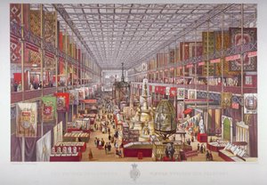 Die Große Ausstellung, Hyde Park, Westminster, London, 1851 von Robert Kent Thomas